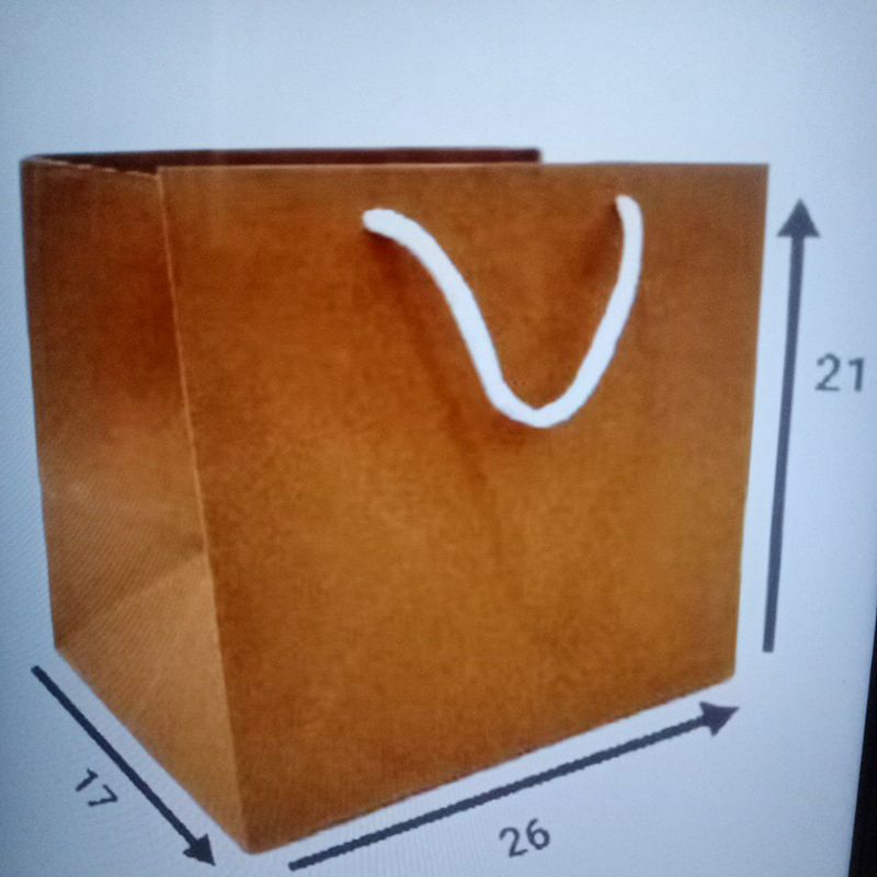 

paper bag /tas kertas mika bento polos 26x17x21