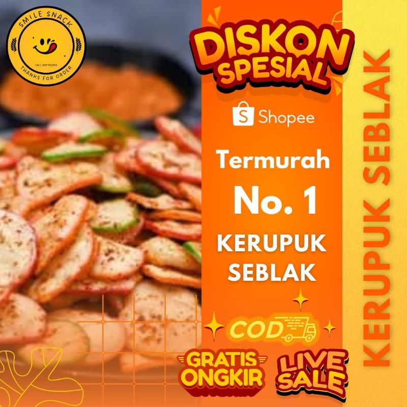 

Cemilan Krupuk Seblak Pedas Gurih.Terlaris!!!