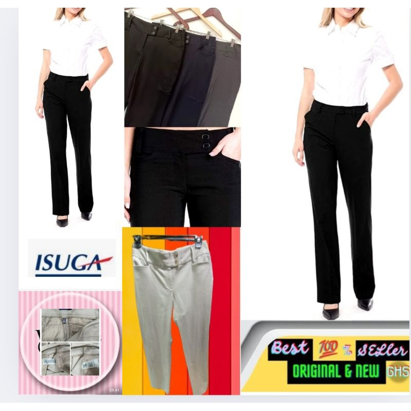 ISUGA CELANA BAHAN KERJA  KANCING 2//SISA Ekspor BRANDED ORIGINAL
