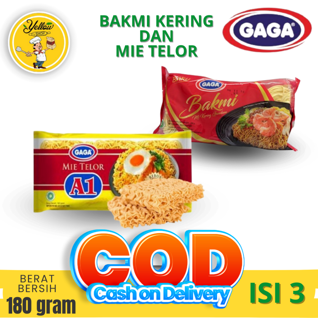 

GAGA MIE TELOR DAN BAKMI KERING