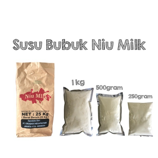 

NIU MILK FULL CREAM 1 KG REPACK