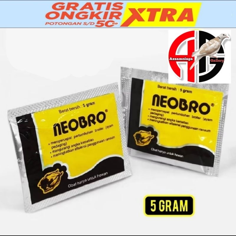 NEOBRO VITAMIN PENGGEMUK AYAM PEDAGING NEOBRO AYAM MEDION