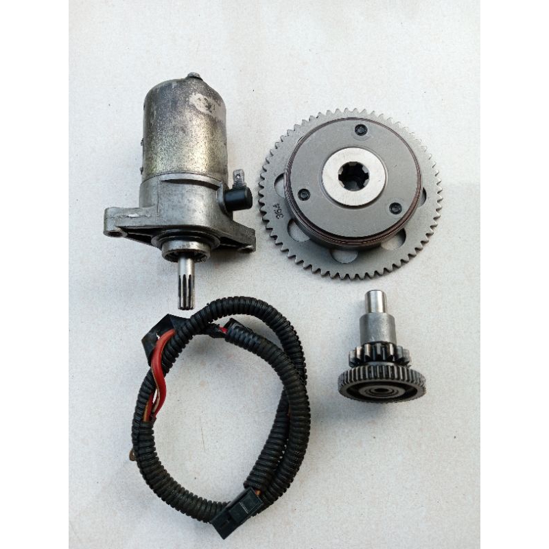 DYNAMO STATER ELEKTRIK STATER SUZUKI RC 110 KRISTAL TORNADO GS ORIGINAL SEKOND CABUTAN MOTOR