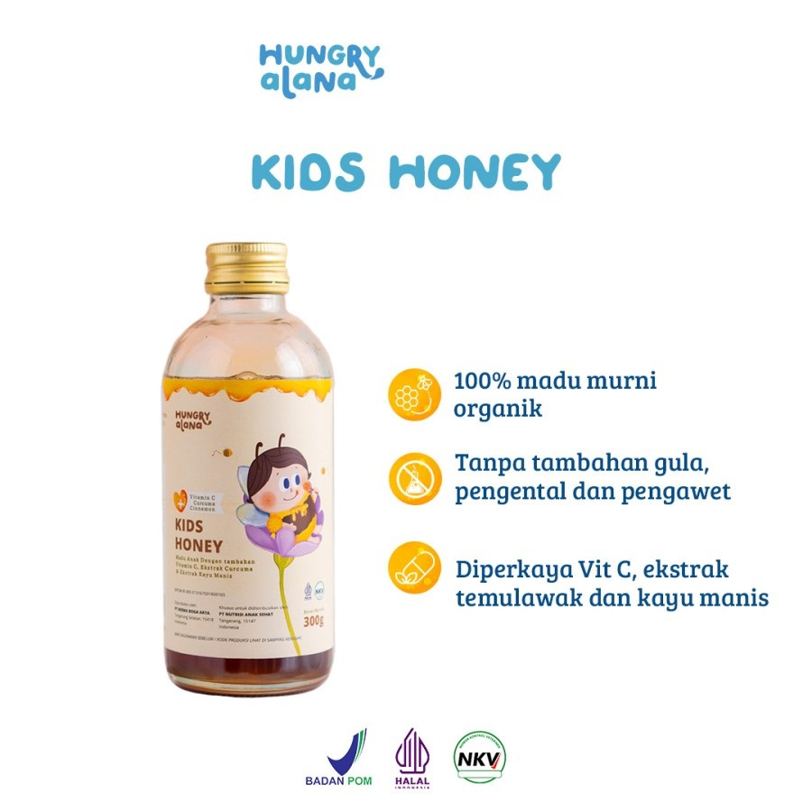 

Hungry Alana - Madu Murni Organik Anak - Kids Honey