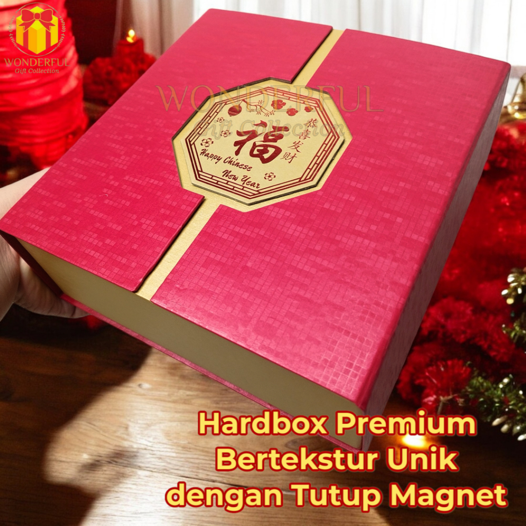 

HARDBOX HAMPERS IMLEK MODEL MAGNET LOGO FOIL BULAT/OKTAGON 22X22X8 C012