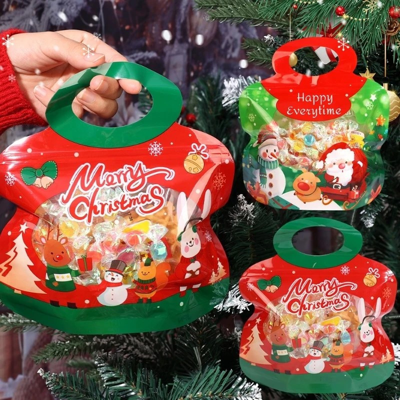 

Zipper Tenteng Natal Box Pouch Packaging Hampers Natal
