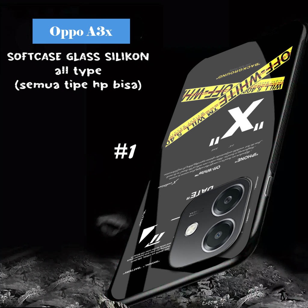 Case Hp Glossy Silikon For - Oppo A3x - Kesing Oppo A3x Terbaru - Kesing HP Oppo A3x - Case Handphon