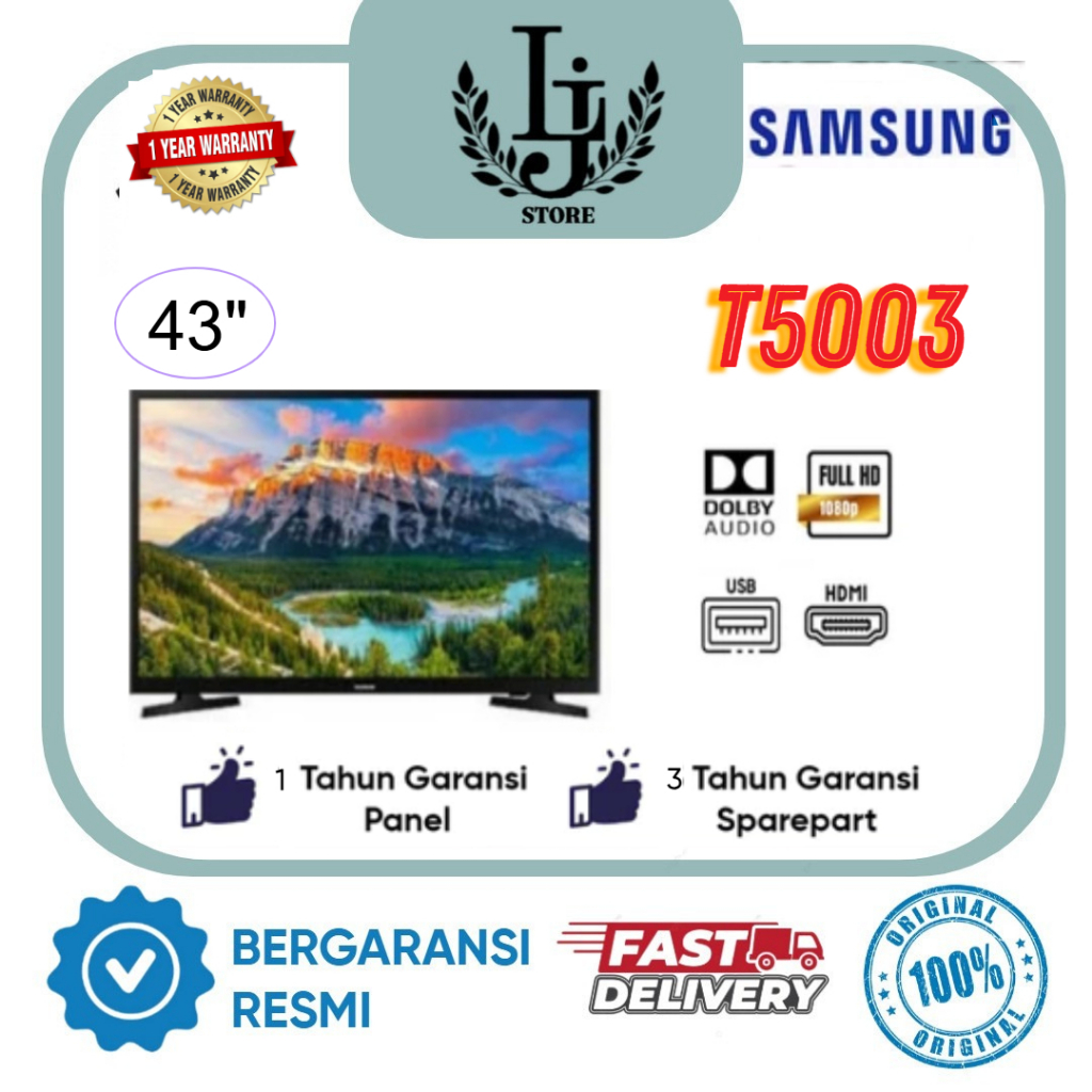 TV LED Samsung 43T5001 LED Samsung 43 Inch Digital TV Samsung