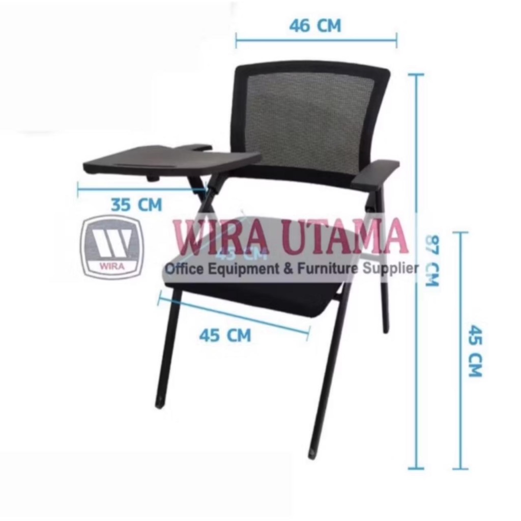 Kursi Kuliah Lipat + Meja / Kursi Sekolah Meja / Kursi Meja Kuliah Lipat / MEDAN SUMUT