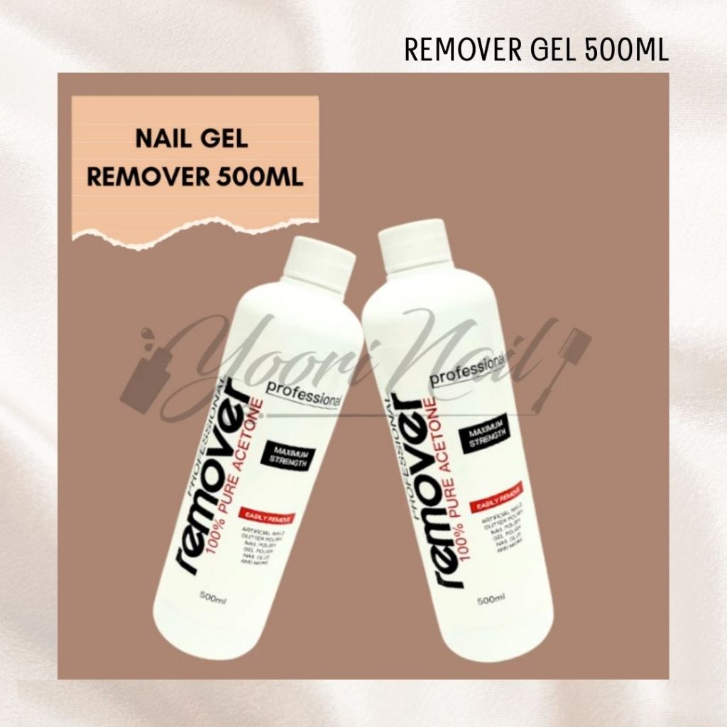 (500ml) Nail remover gel softener nail professional penghapus kutek gel nail art remover gel polish