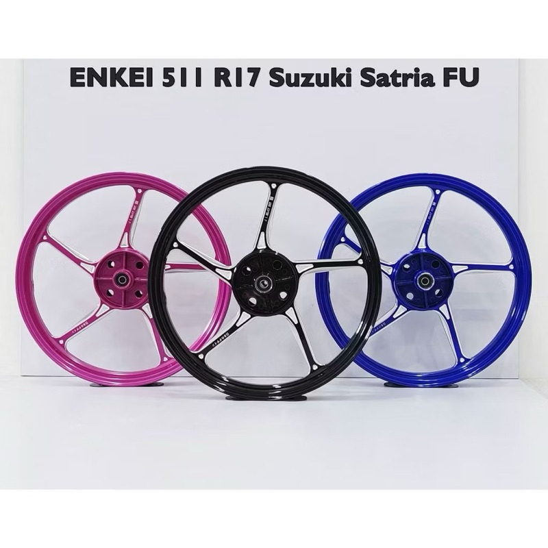 Velg Veleg cnc model enkei ring 17 pnp satria fu