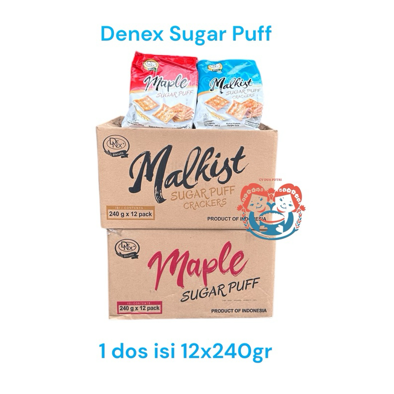 

Malkist sugar puff Denex 240gr (1dus isi 12) / hajatan / hampers