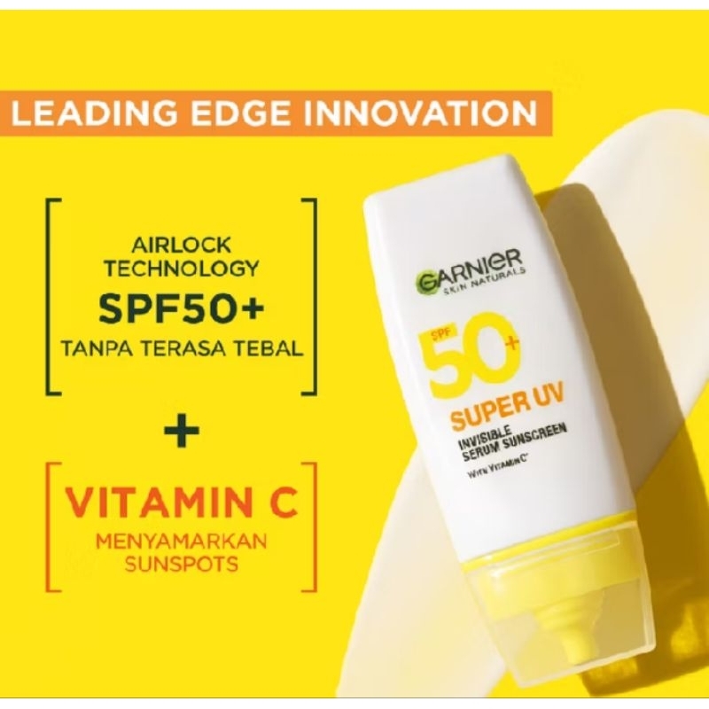 GARNIER spf 50+ PA++++ INVISIBLE SERUM SUNSCREEN