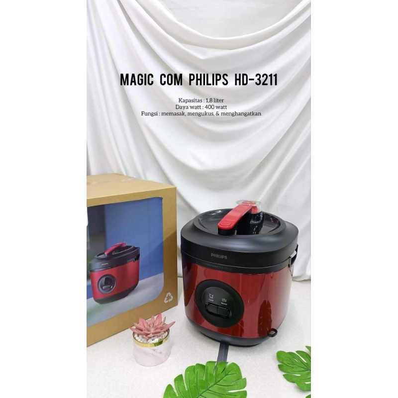 Rice Cooker Philips HD-3211 / Rice Cooker Philips Ukuran 1,8 Liter