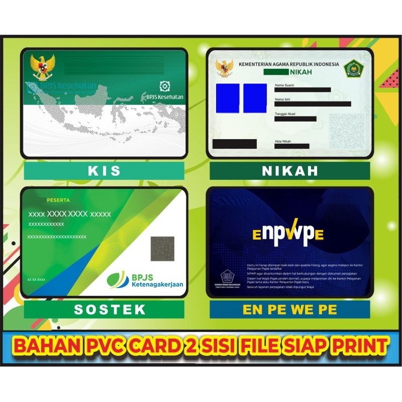 

Print ID PVC CetaKartu 2 Sisi