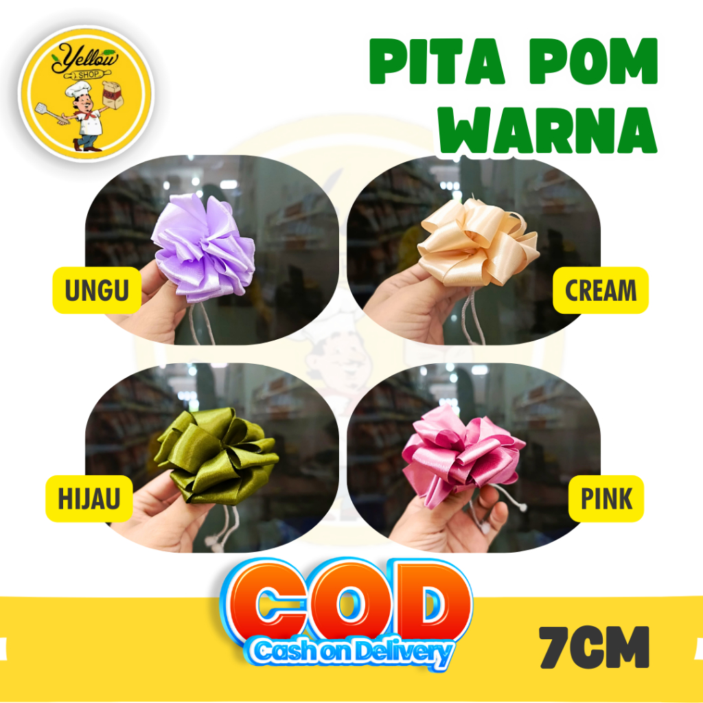 

PITA POM WARNA / HIASAN SOUVENIR