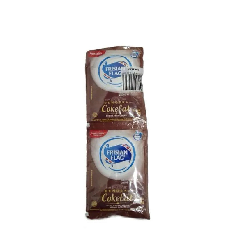 

Frisian Flag Bendera Susu Krimer Kental Manis Coklat Sachet 38gr isi 6 Sachet