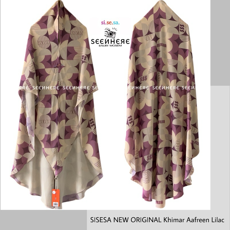 SISESA NEW ORIGINAL GUARANTEED - Khimar Aafreen Lilac