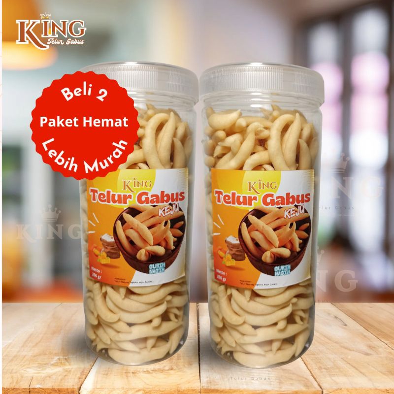 

Telur Gabus Keju Cheddar 2x Toples 250 gr