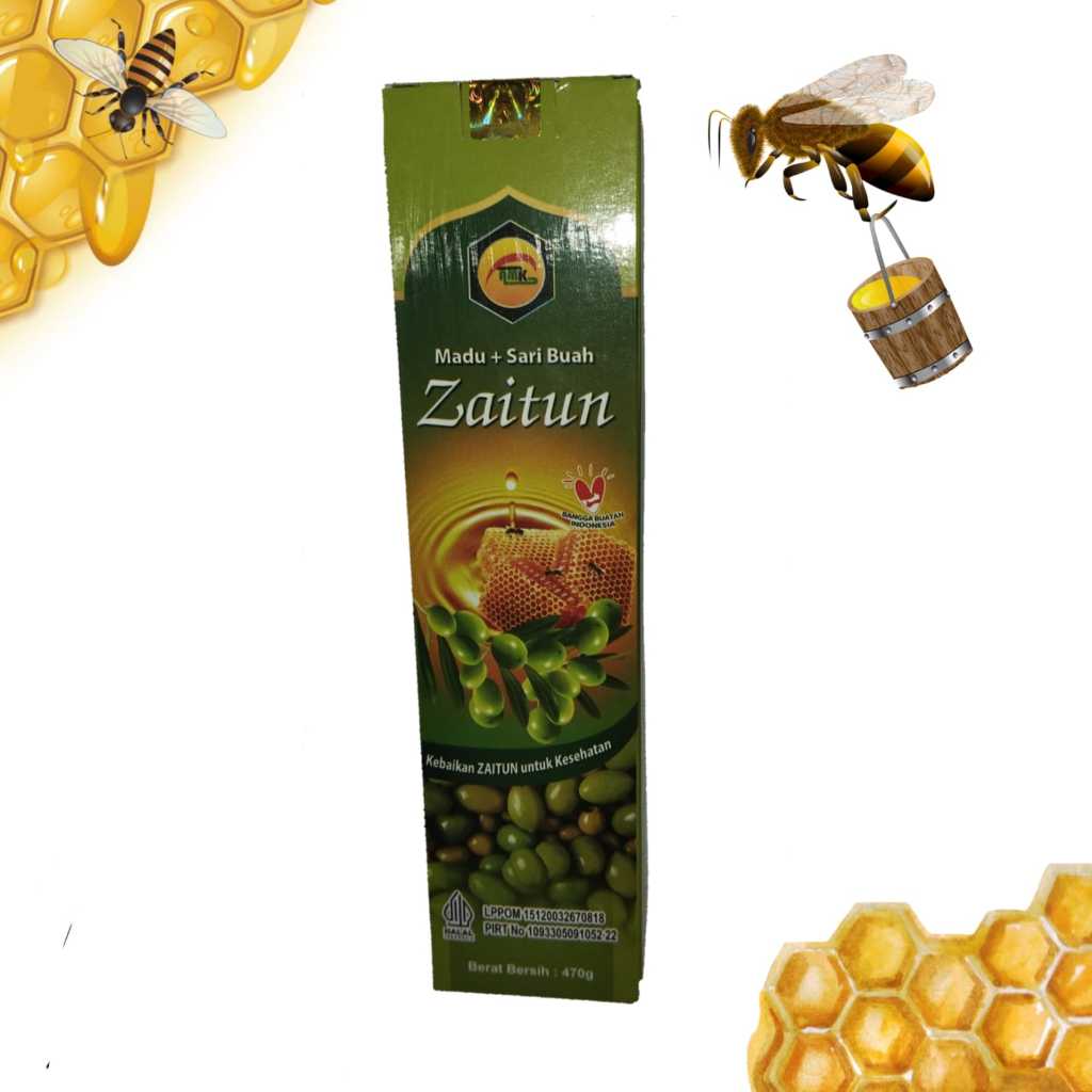 

AMK Madu +Sari Buah Zaitun 470g