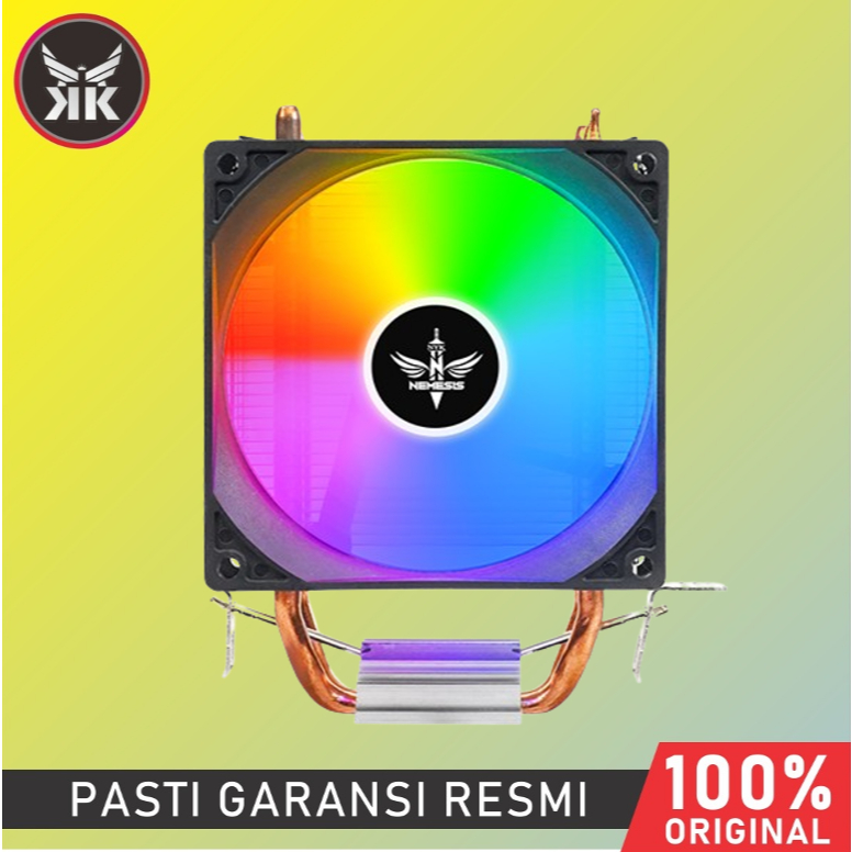 CPU COOLER / FAN PROCESSOR NYK NEMESIS WINDRANGER F9 90MM SILENT FAN RGB 2 PIPE LGA1700/115X/775