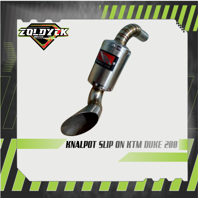 KNALPOT SLIP ON KTM DUKE 200/250 KTM DUKE RC250 WERKES