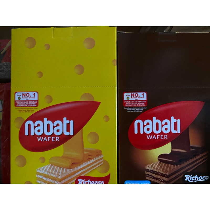 

Nabati wafer 100g isi 20 bungkus