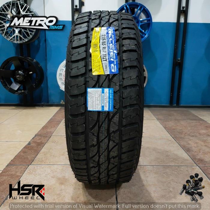 ban mobil fortuner VNT semi offroad/lumpur ring 17 265/65 merk accelera omikron AT ukuran 265 65 R17