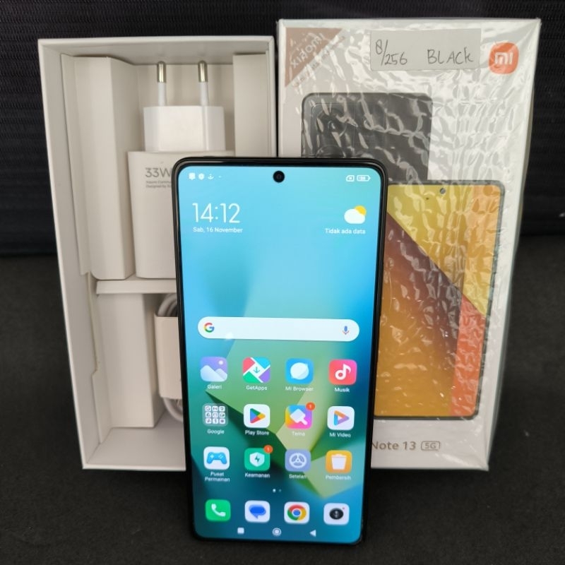redmi note 13 5G  Ram 8GB Internal 256GB HP Second Seken Bekas Fullset [murah] hp murah