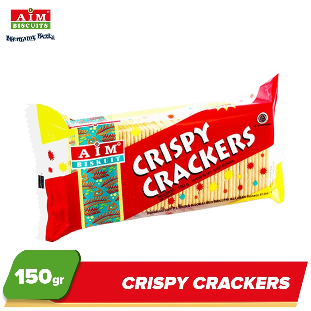 

AIM Crispy Crackers 150g / Biskuit Cirspy Cracker 150 gr - Toserba Gadjah - Ekonomis XJ 970