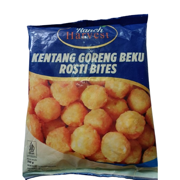 

Ranch Harvest Kentang Rosti Bites 750gr