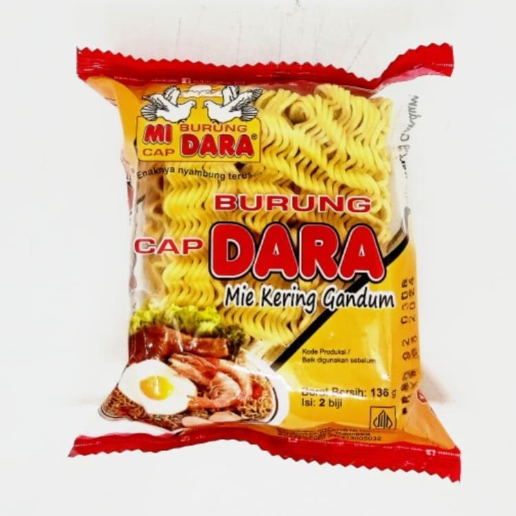 

Mie Burung Dara Kering (Gandum) 136gr