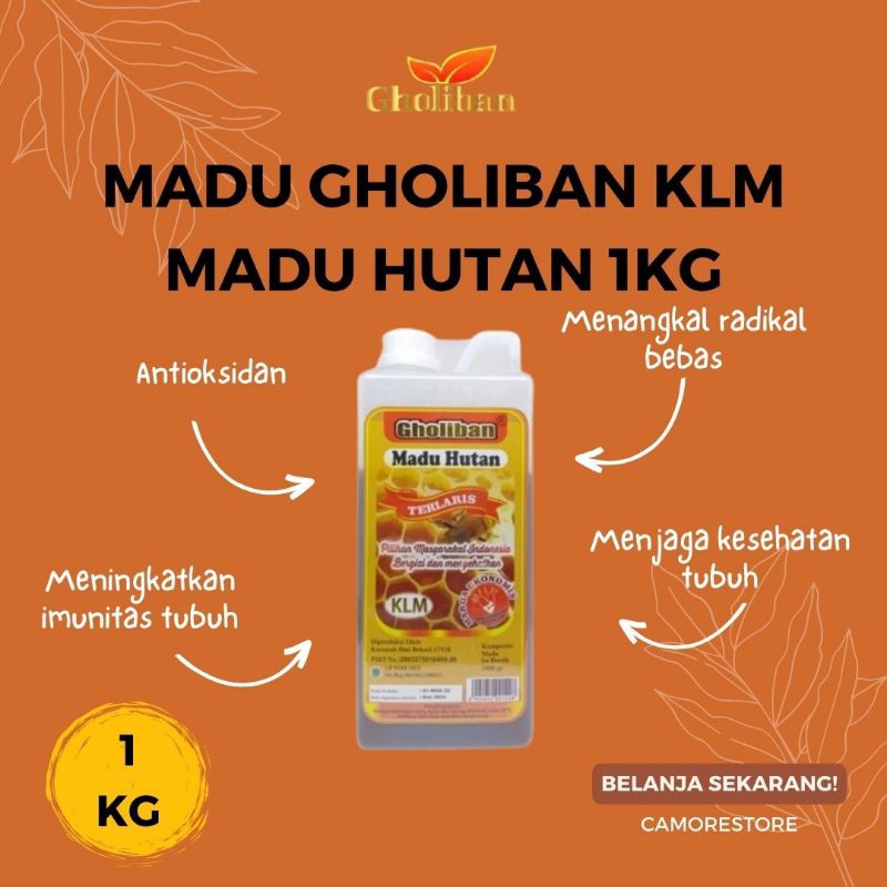

Madu Gholiban KLM 1kg | Madu Hutan Gholiban | Madu Hutan Murni Original