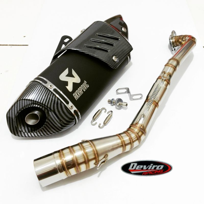 Knalpot Akrapovic APLC Import Full System ADV PCX Vario 160