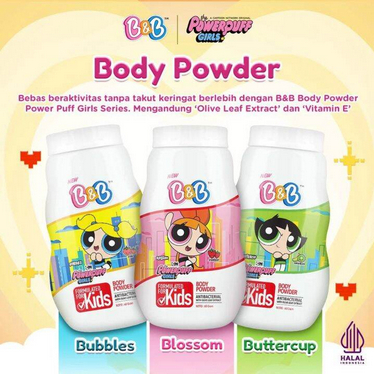 B&B KIDS BODY POWDER  // JSELECTIV X JHON KOSMETIK // Bedak Tabur Anak BNB- ORI️ BPOM COD