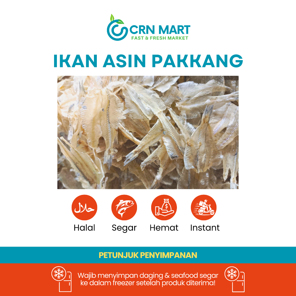 

CRN MART - Ikan Asin Pakkang/Seafood Kering/Ikan Asin Kerupuk Tawar