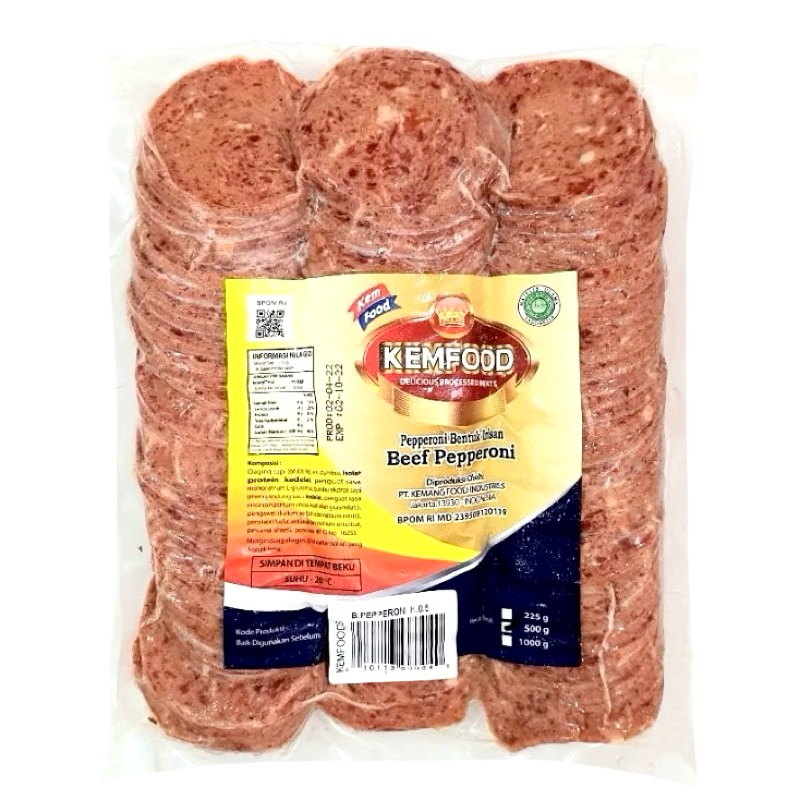 

Kemfood Villa Beef Pepperoni 500g
