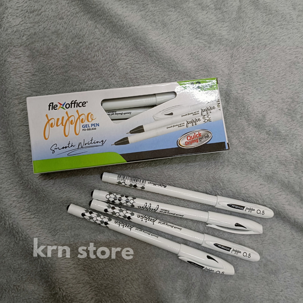 

FLEXOFFICE Pen Puppo//Bolpoint Flexoffice Puppo//Bolpoin murah//Pulpen Gel Puppo 0.5mm