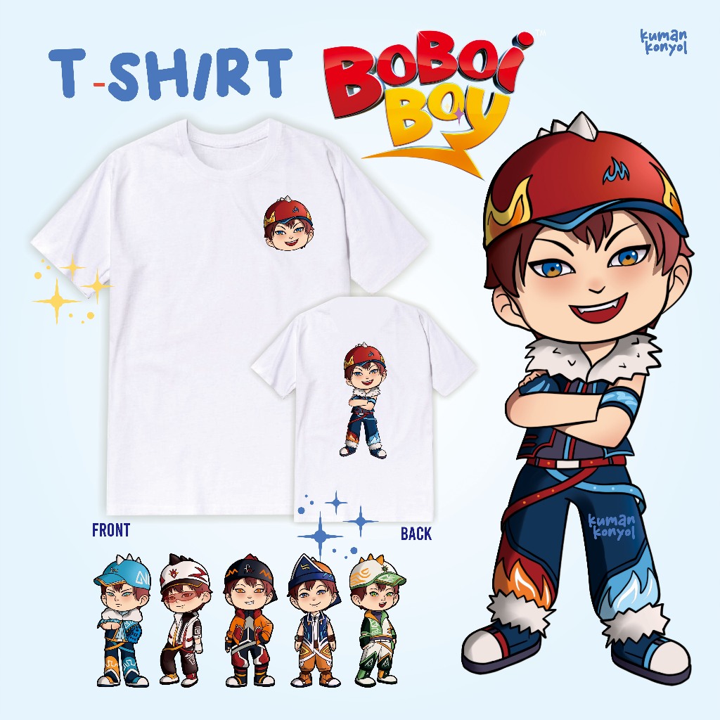 BOBOIBOY FANMERCH ◼ BOBOIBOY ELEMENTALS ◼ BBB ◼ KAOS FANMERCH