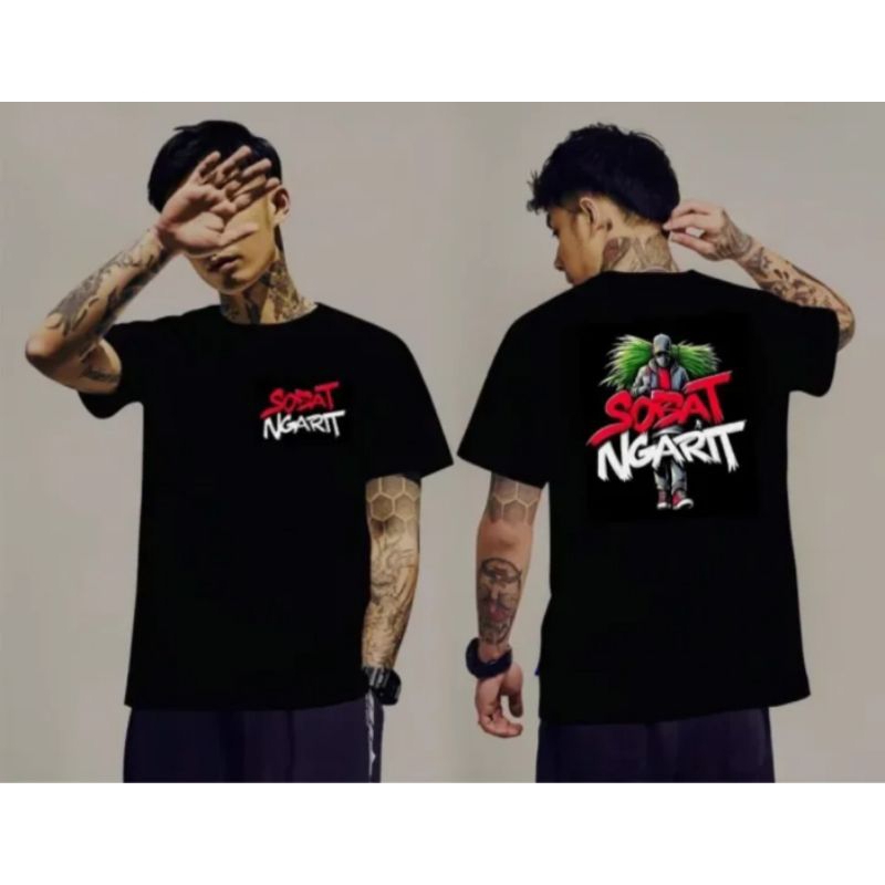 Kaos sobat ngarit/Kaos dewasa Sobat ngarit/Baju Sobat Ngarit/Baju Dewasa Sobat Ngarit/Baju Laki Laki
