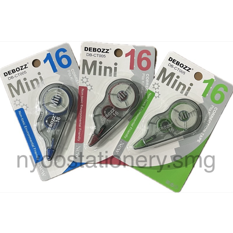 

(1 PC) TIPE X ROLL PITA KOREKSI 10 METER DEBOZZ MINI CT005