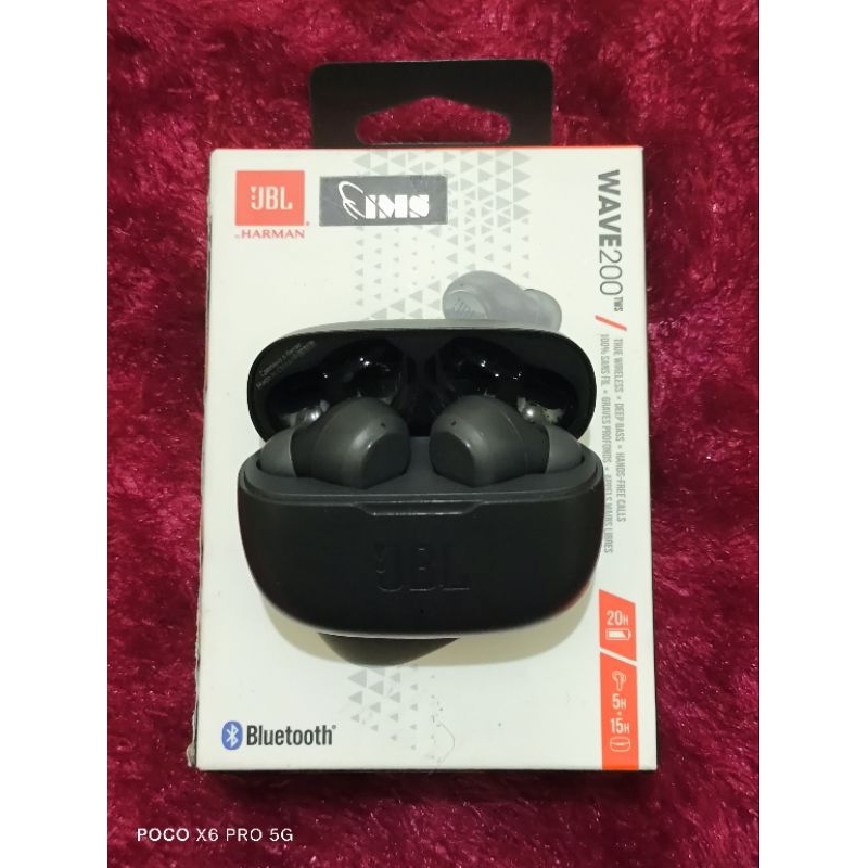 TWS Jbl Wave 200 (Like New) Preloved Headset Bluetooth Second Original
