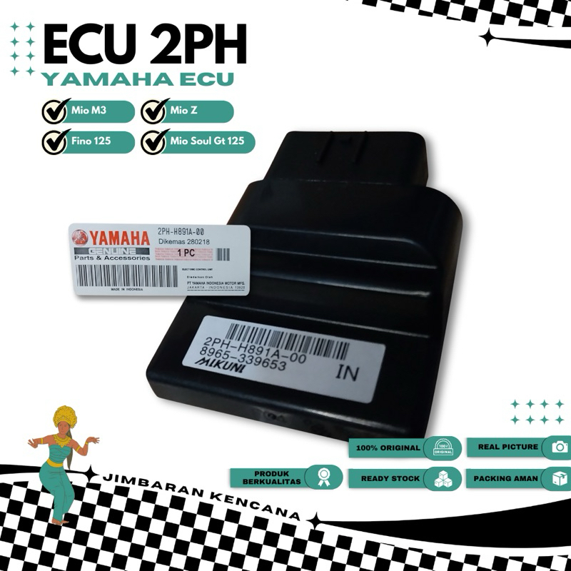 Eccu Ecu Cdi Yamaha Motor Mio M3 XRide 125 Mio Gt Mio Z Mio S 2PH