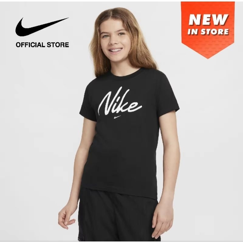 Nike Kids T - Shirt - Elemental Hitam [DO4655-010]