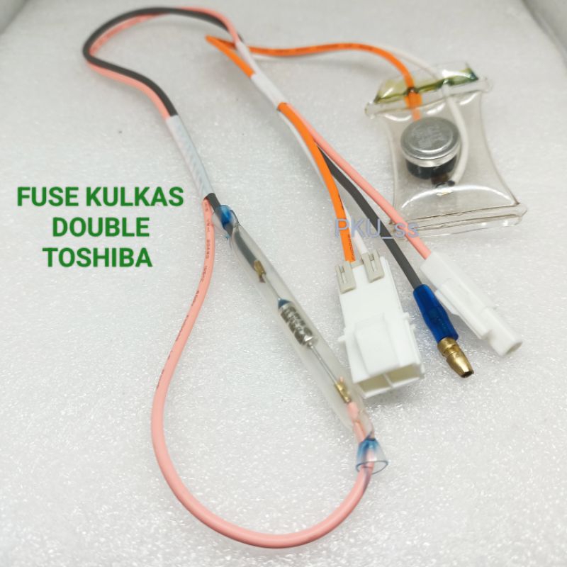 FUSE KULKAS DOUBLE TOSHIBA /DEPROST FUSE KULKAS TOSHIBA/ BIMETAL TOSHIBA