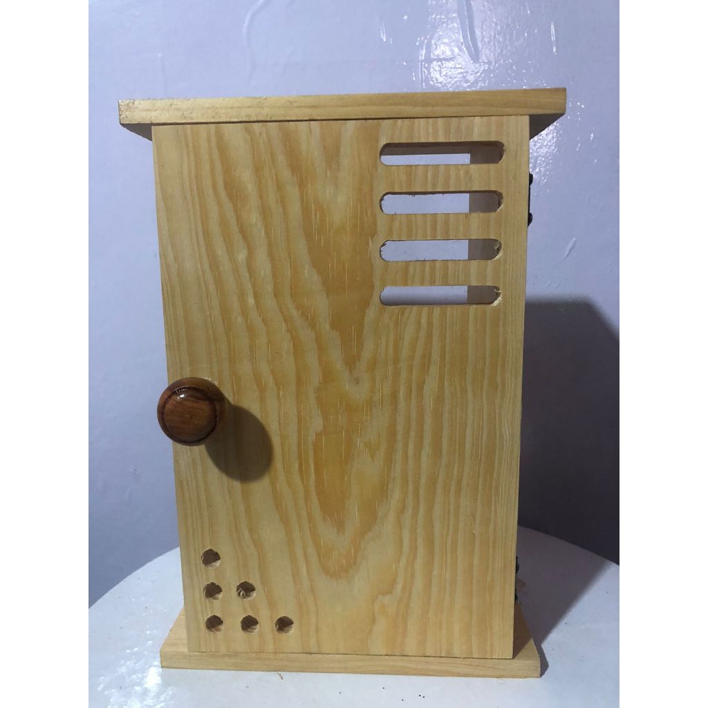 TERMURAH HOMEDECOR BOX LISTRIK KWH TUTUP MCB COVER METERAN KOTAK MCB KAYU PINUS AESTHETIC PLN