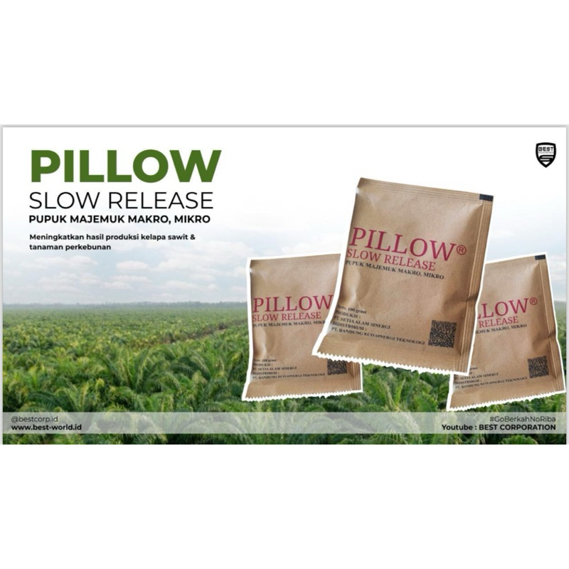 PUPUK PILLOW SLOW RELEASE PUPUK KELAPA SAWIT DAN PERKEBUNAN TERUJI TERBAIK