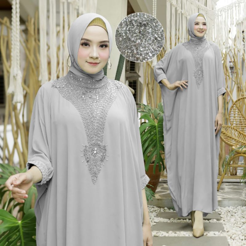 NEW DENADA Kaftan Lebaran 2025 Mewah Kondangan Wanita Terbaru 2025/gamis 2024 model gamis terbaru me
