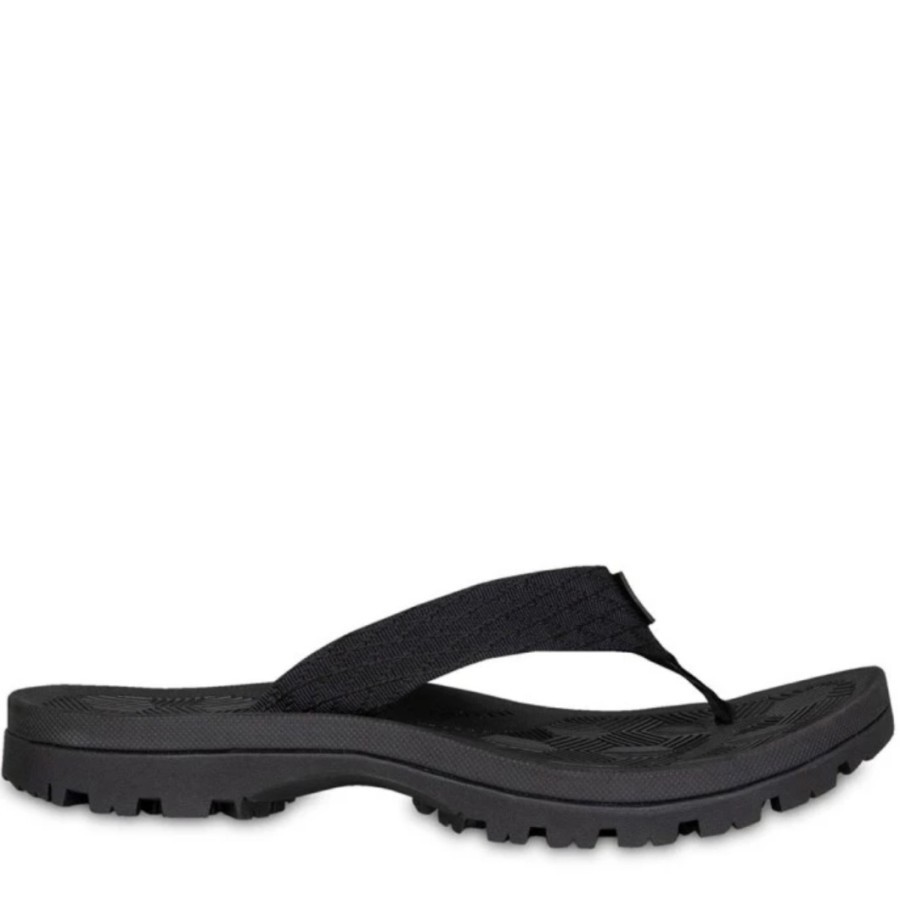 BHARDEV PINCH SOLE BLACK SANDALS