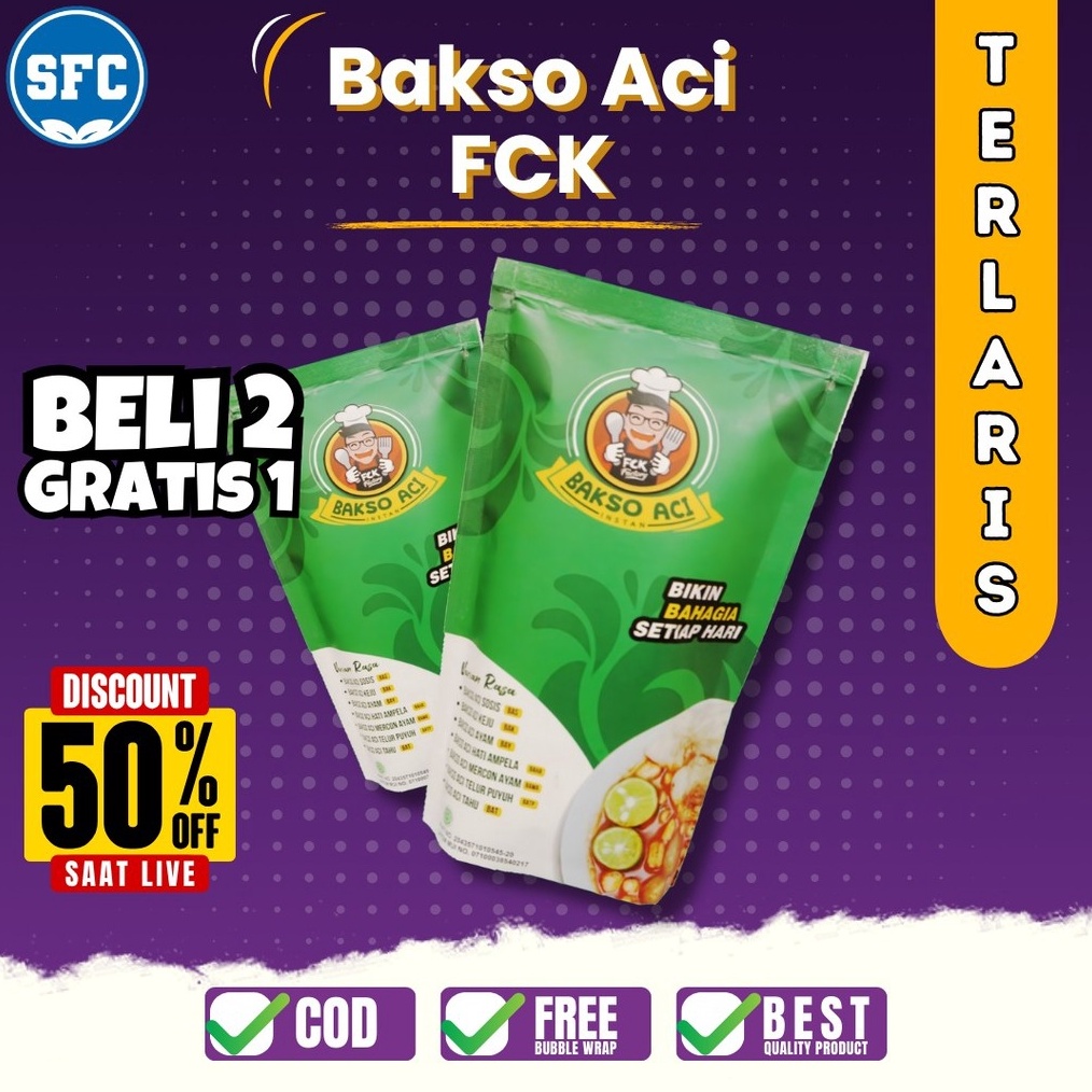 

Diskon Ganda Kedua BASO ACI FCK BAKSO ACI TULANG RANGU FCK BOCI FCK TERMURAH BELI 2 GRATIS 1